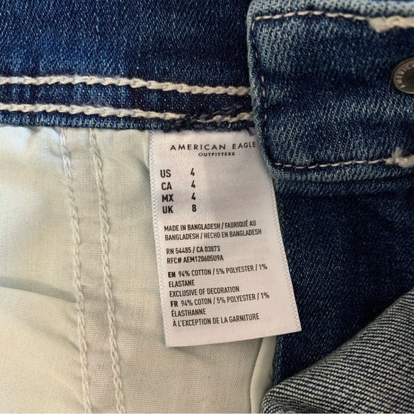American Eagle Outfitters Hi-Rise Fitted Shorts Overalls Shortall 4 - Picture 7 of 7